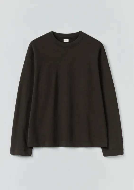 Loopback Jersey Sweatshirt | Black Pepper sold by TOAST