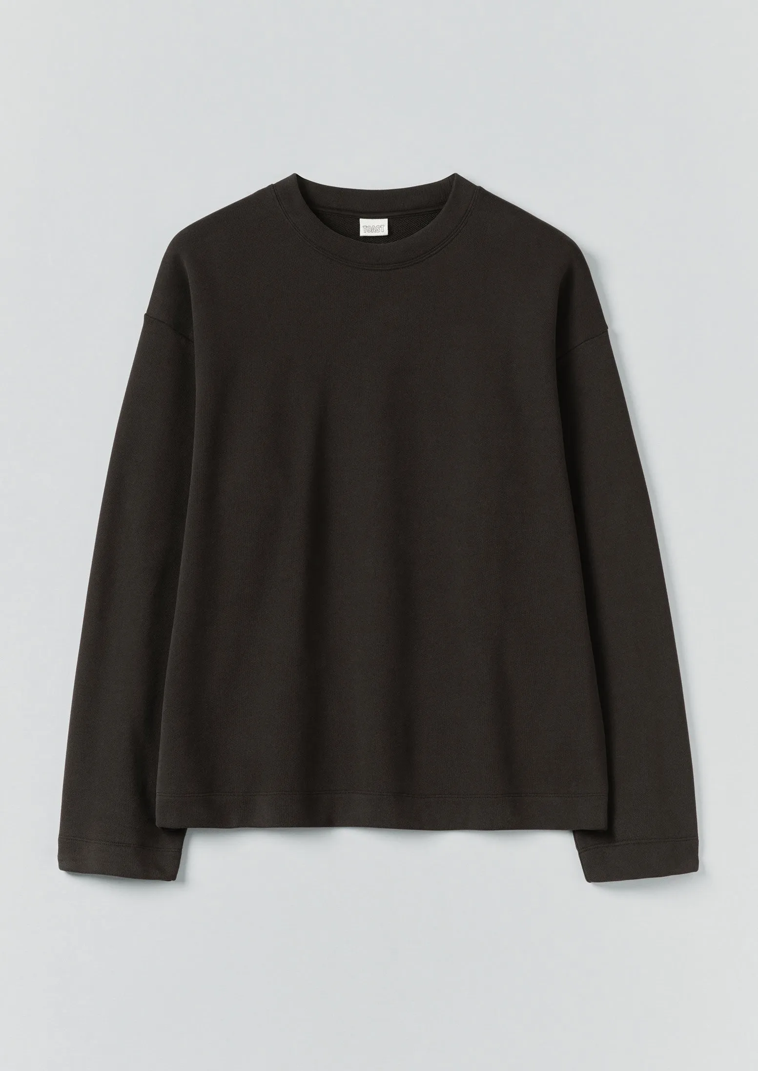 Loopback Jersey Sweatshirt | Black Pepper sold by TOAST