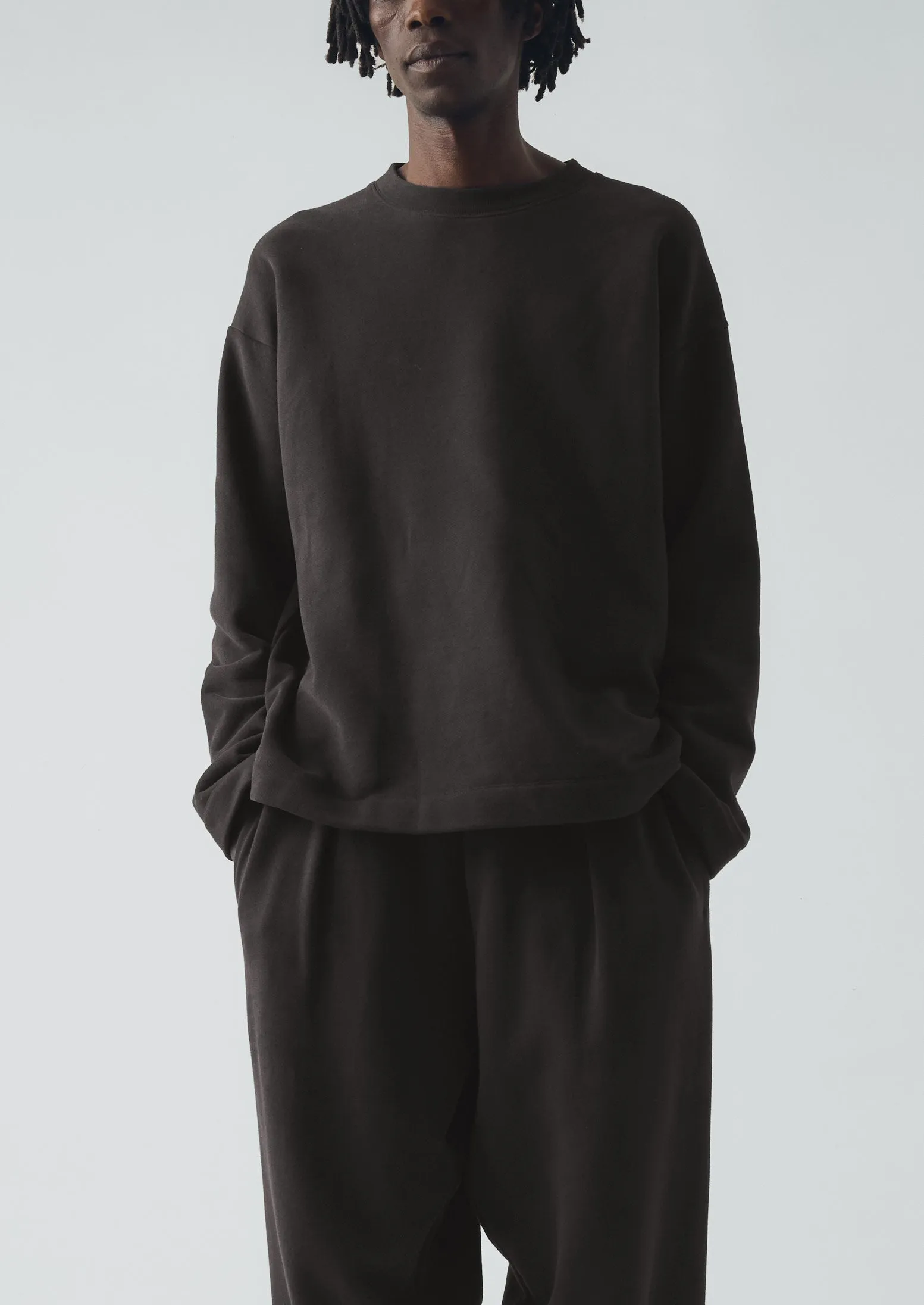 Loopback Jersey Sweatshirt | Black Pepper sold by TOAST product image thumbnail 2