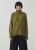 Roll Neck Wool Cashmere Sweater | Pear sold by TOAST
