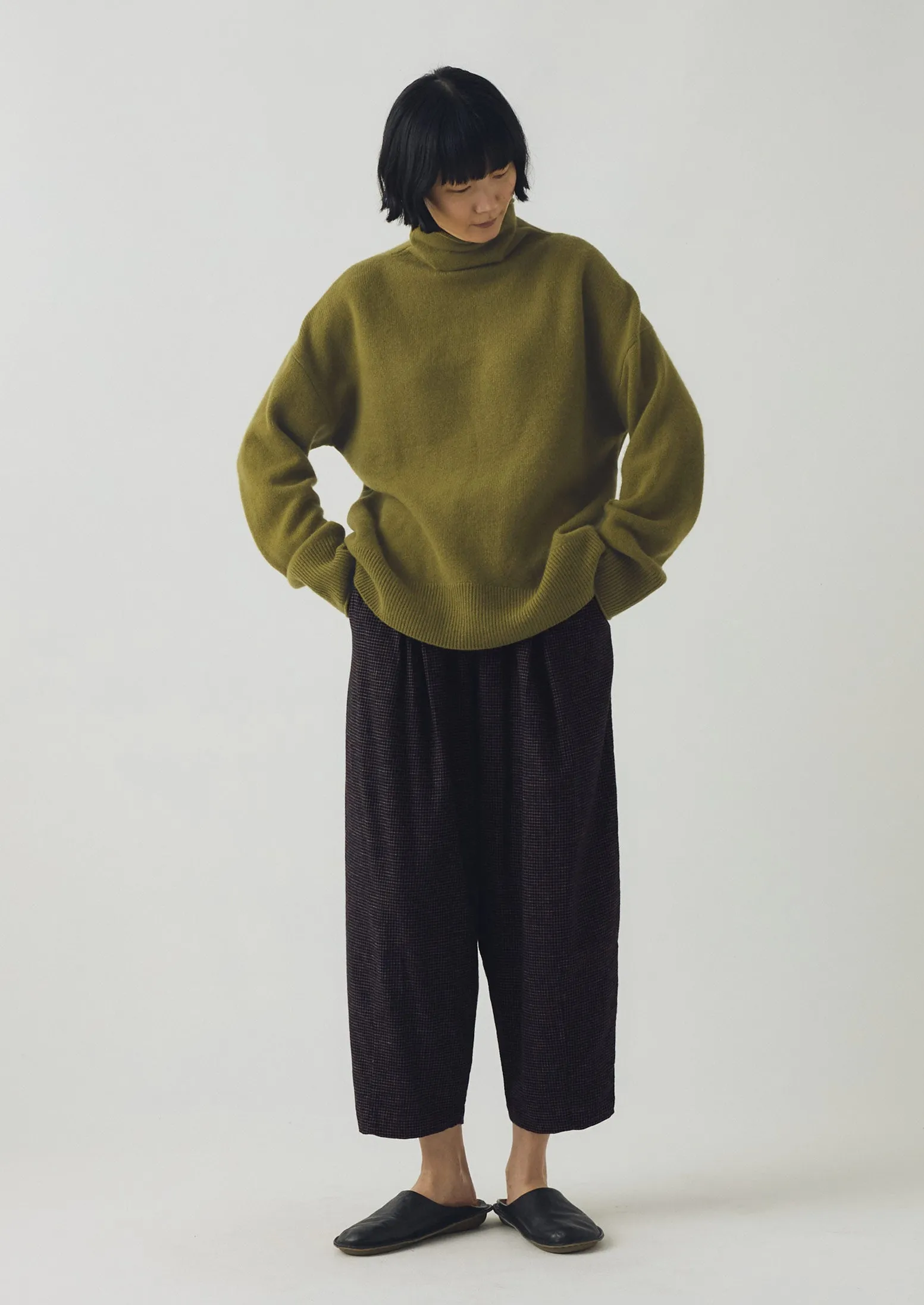 Roll Neck Wool Cashmere Sweater | Pear sold by TOAST product image thumbnail 3
