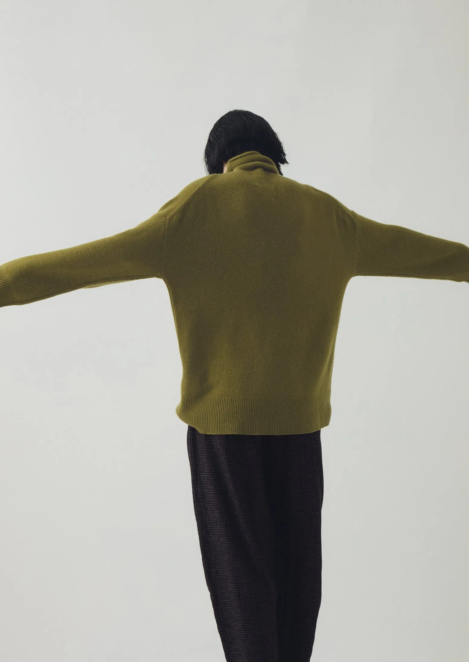 Roll Neck Wool Cashmere Sweater | Pear sold by TOAST product image thumbnail 4