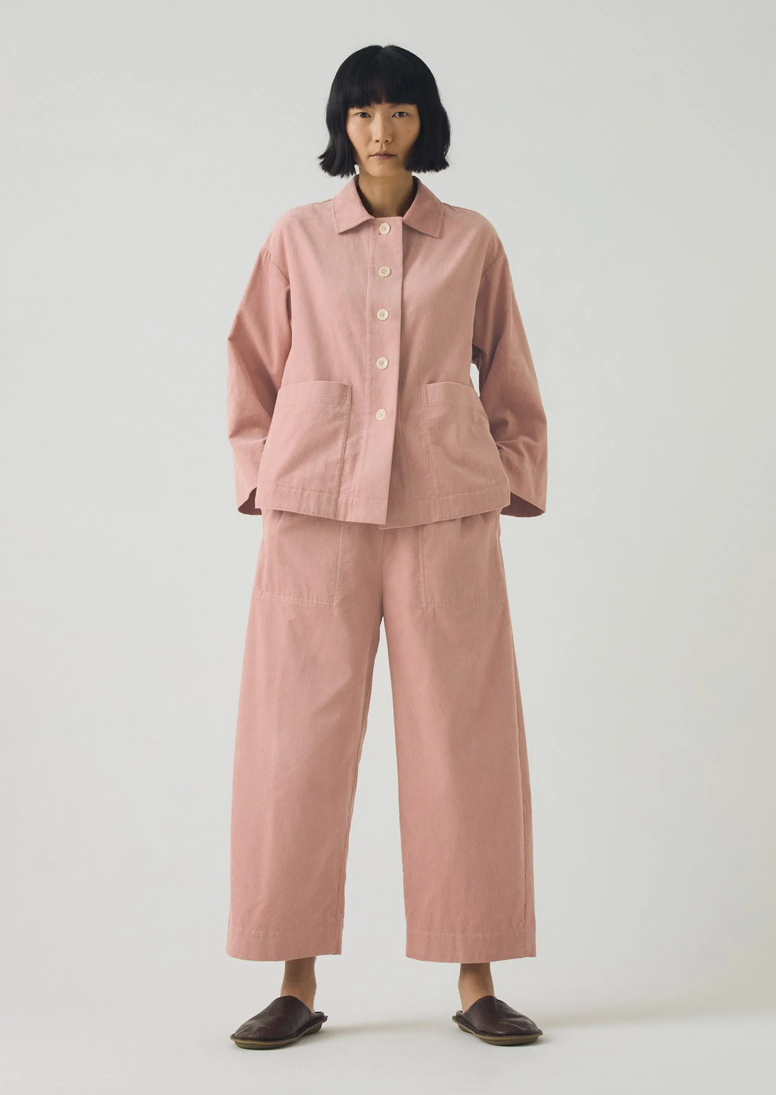 Organic Cord Shirt | Pink Clay sold by TOAST product image thumbnail 2