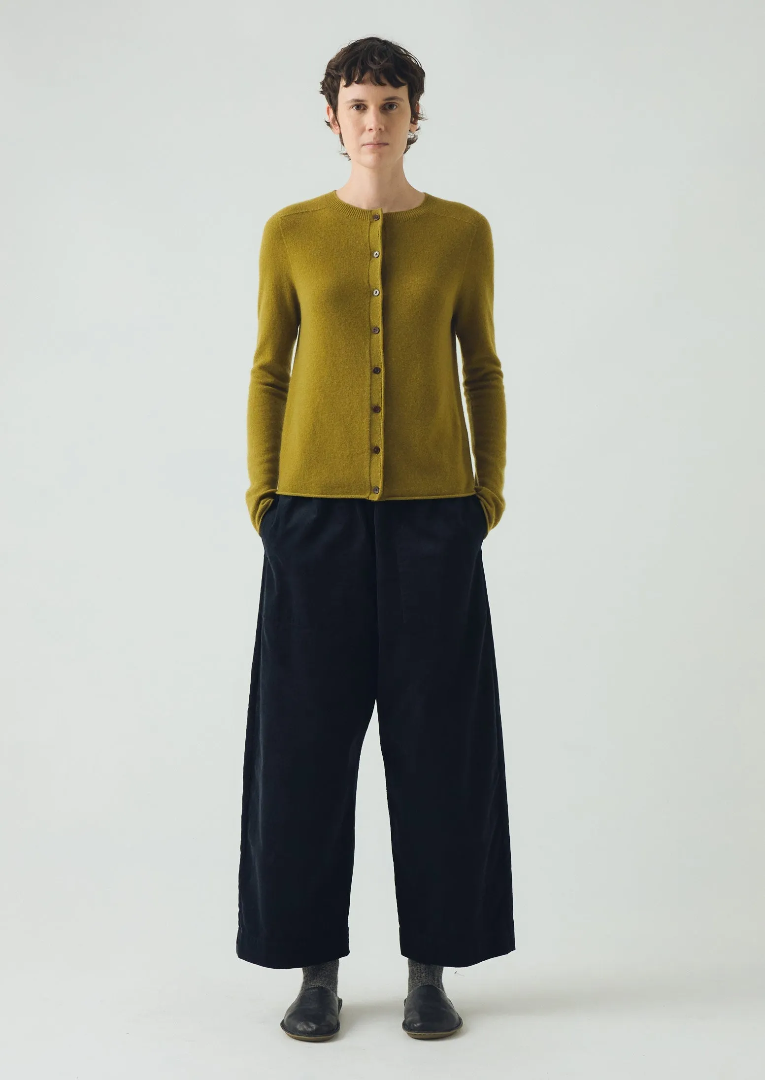 Wool Cashmere Neat Cardigan | Pear sold by TOAST product image thumbnail 3
