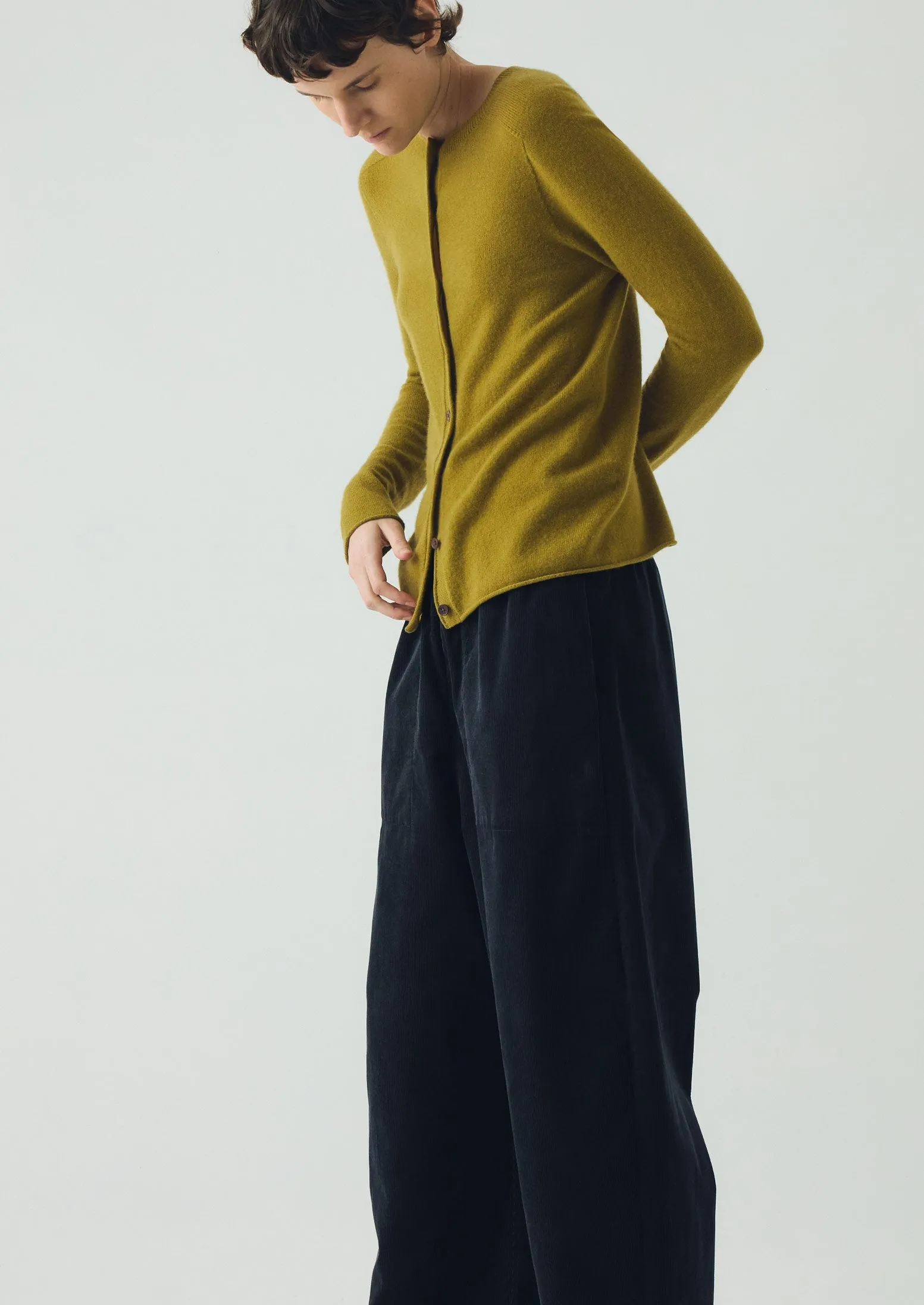 Wool Cashmere Neat Cardigan | Pear sold by TOAST product image thumbnail 2