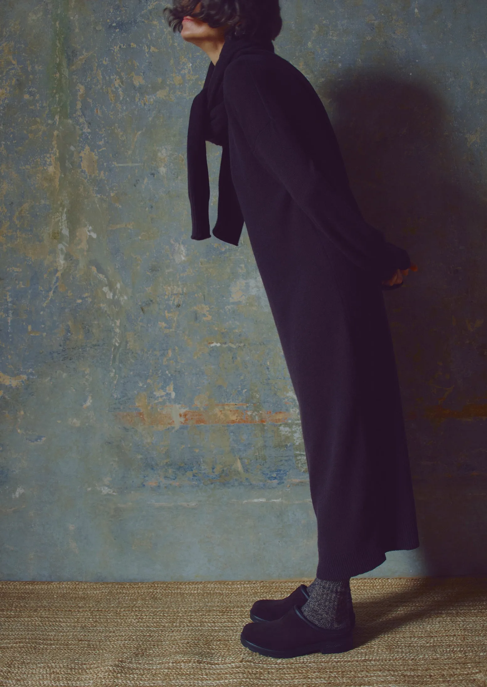 Wool Cashmere Jumper Dress | Brown Umber sold by TOAST product image thumbnail 3