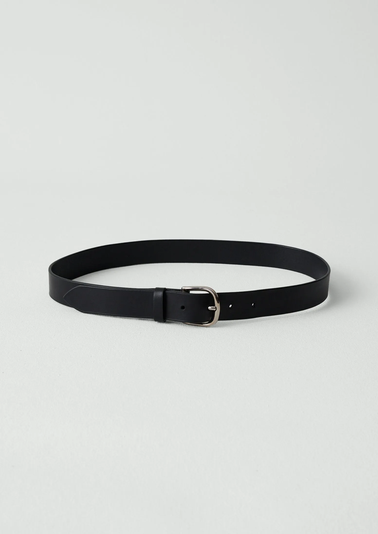 Laperruque Leather Buckle Belt | Black sold by TOAST