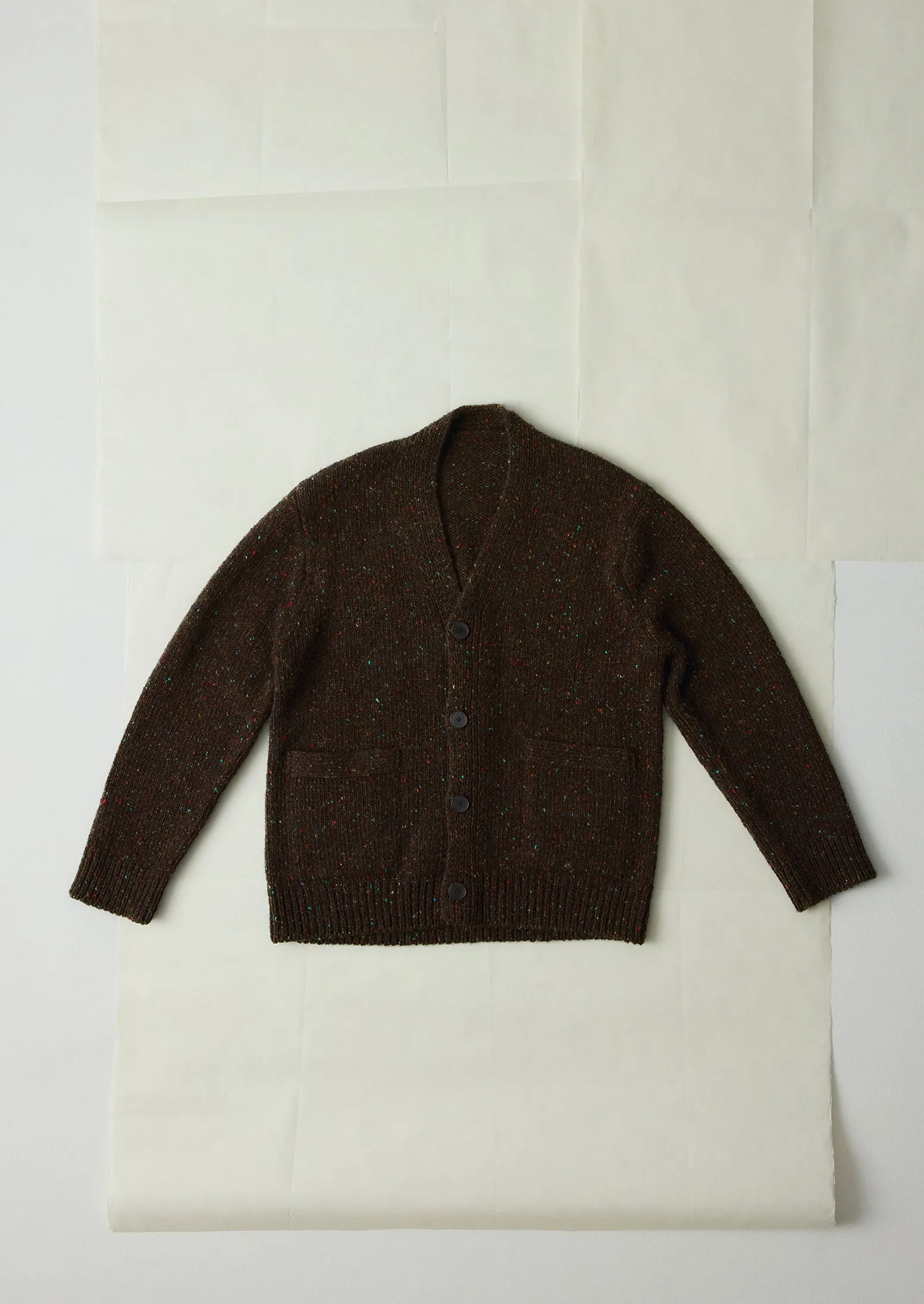 Donegal Wool V-Neck Cardigan | Bark sold by TOAST