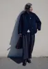 Boiled Wool Textured Short Coat | Indigo sold by TOAST