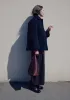Boiled Wool Textured Short Coat | Indigo sold by TOAST