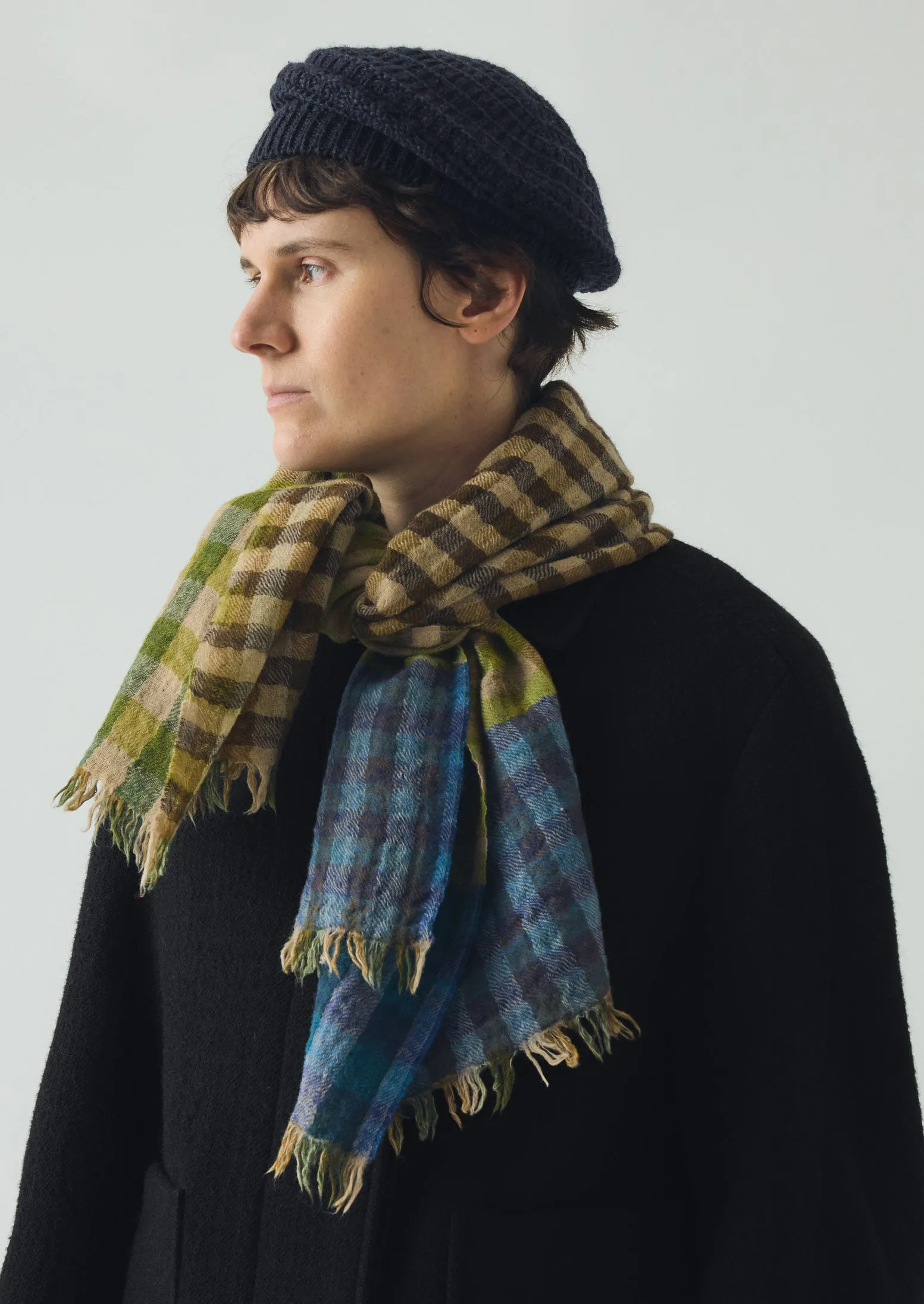 British Wool Textured Tam | Navy sold by TOAST product image thumbnail 3