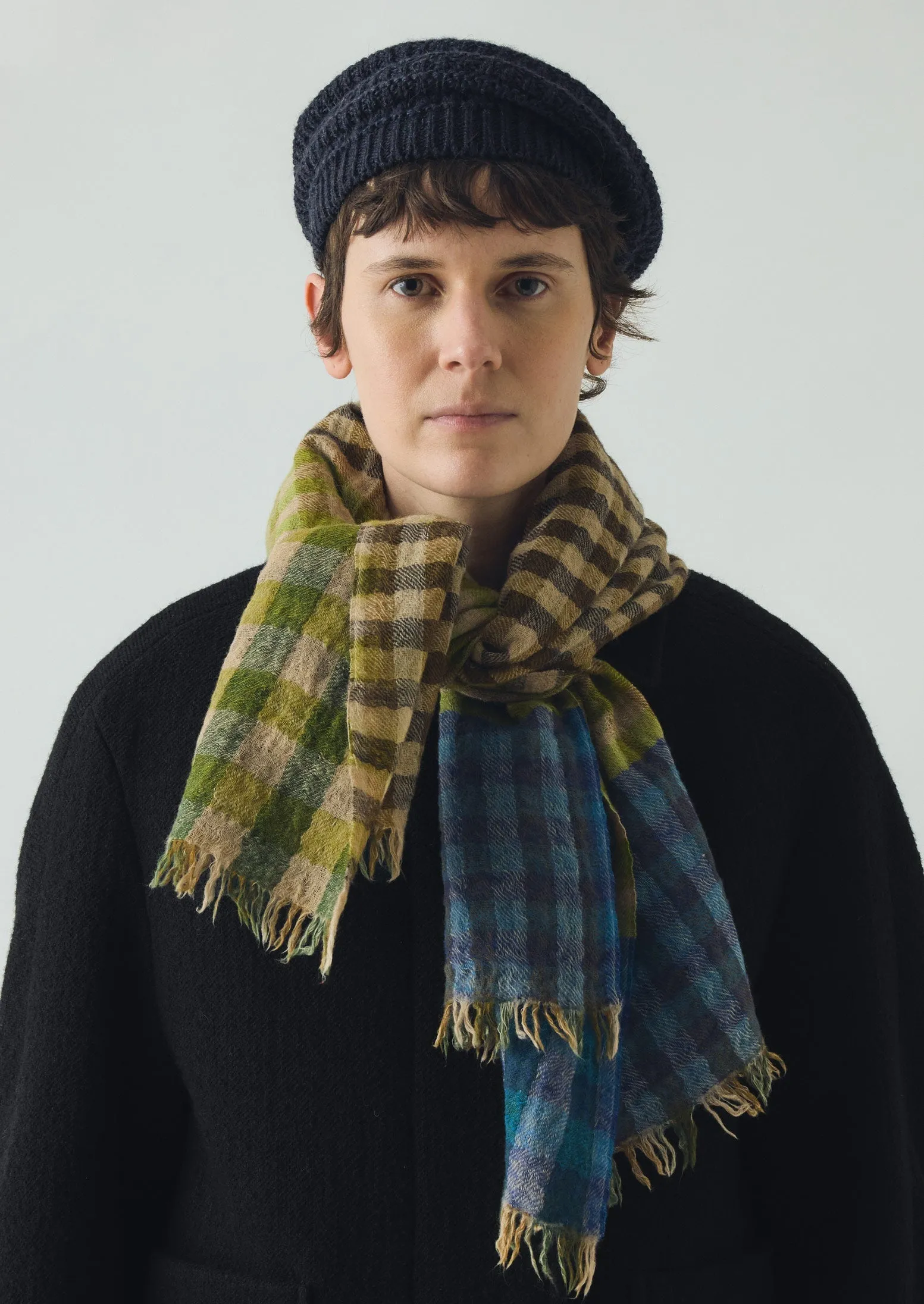 British Wool Textured Tam | Navy sold by TOAST product image thumbnail 4