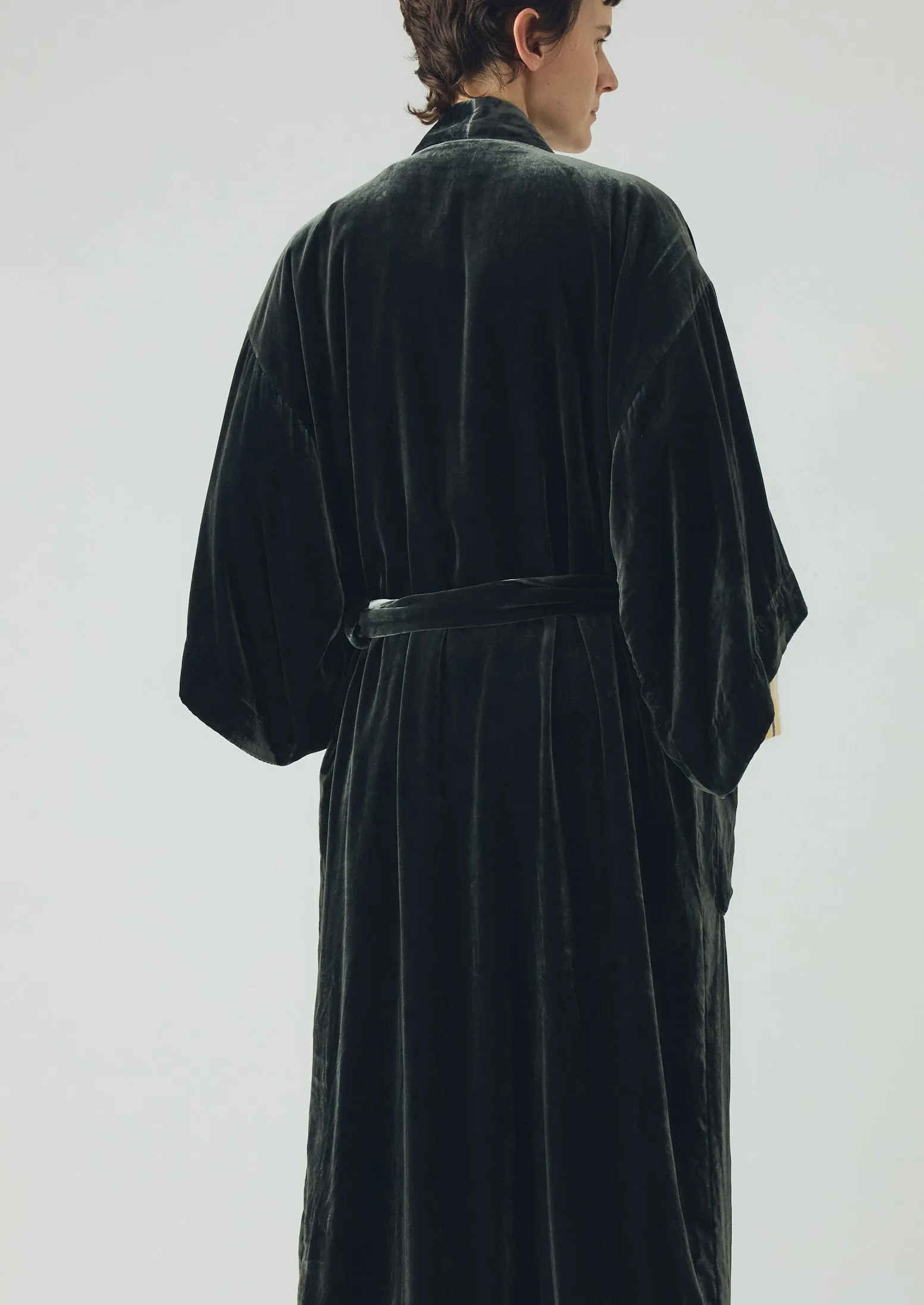 Silk Velvet Gown | Jackdaw sold by TOAST product image thumbnail 5