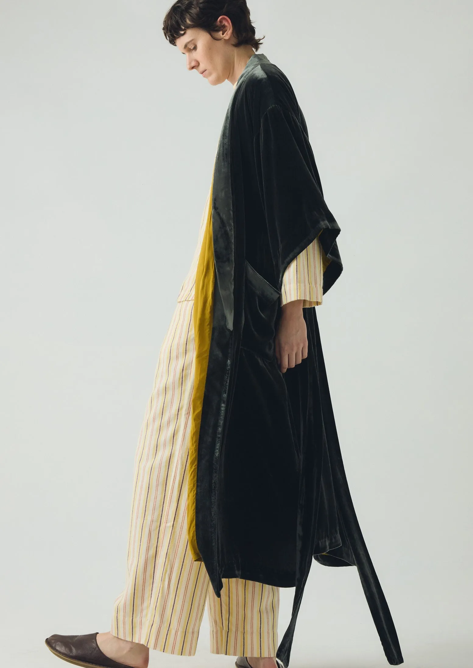 Silk Velvet Gown | Jackdaw sold by TOAST product image thumbnail 2