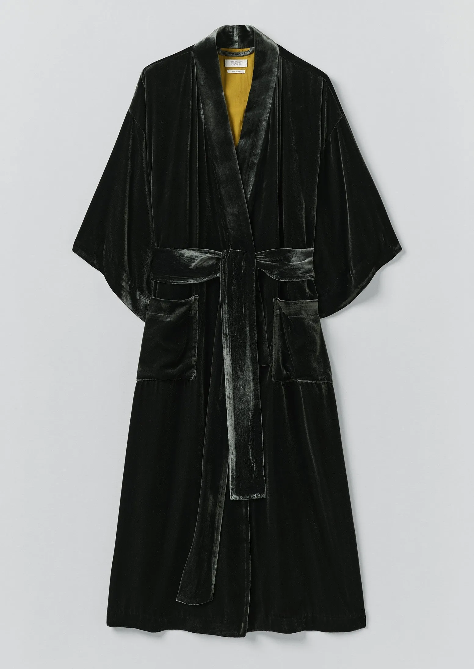 Silk Velvet Gown | Jackdaw sold by TOAST