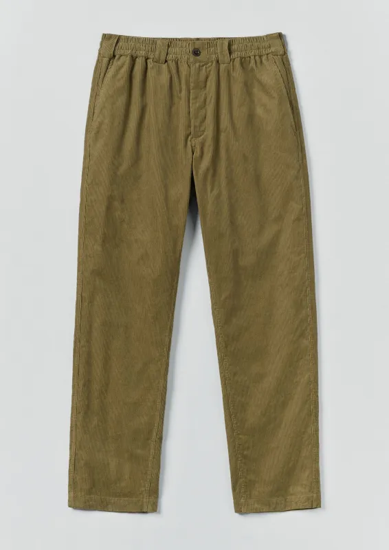 Organic Cord Drawstring Trousers | Linden sold by TOAST