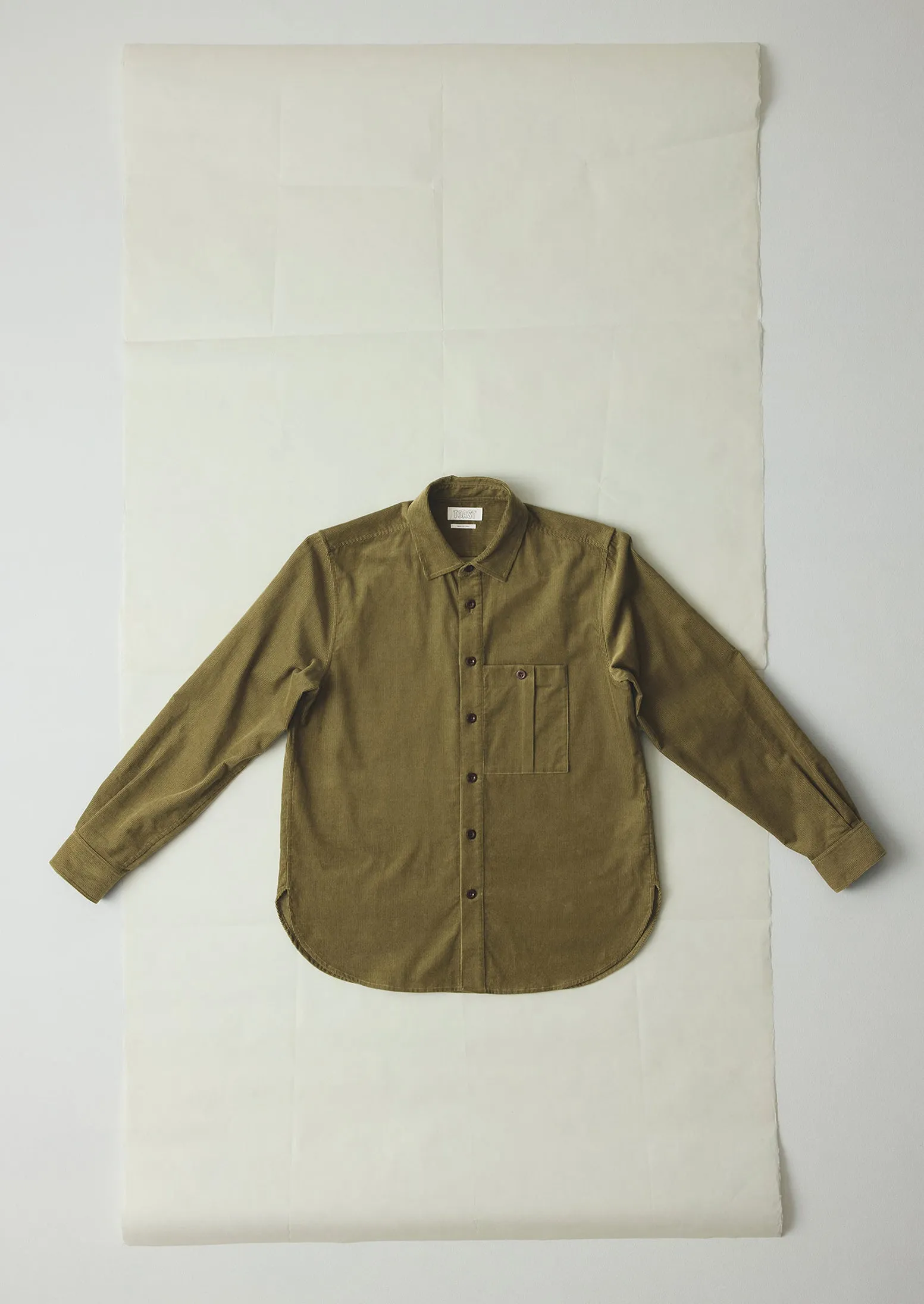 Organic Cord Workwear Shirt | Linden sold by TOAST