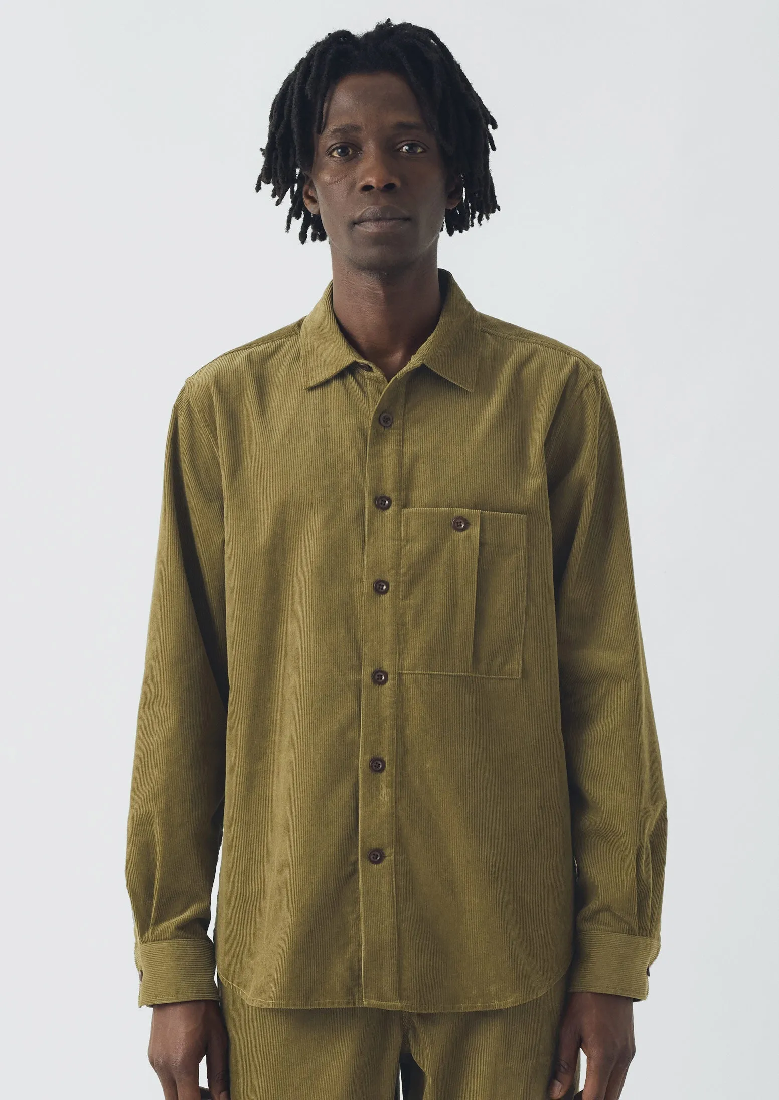 Organic Cord Workwear Shirt | Linden sold by TOAST product image thumbnail 2