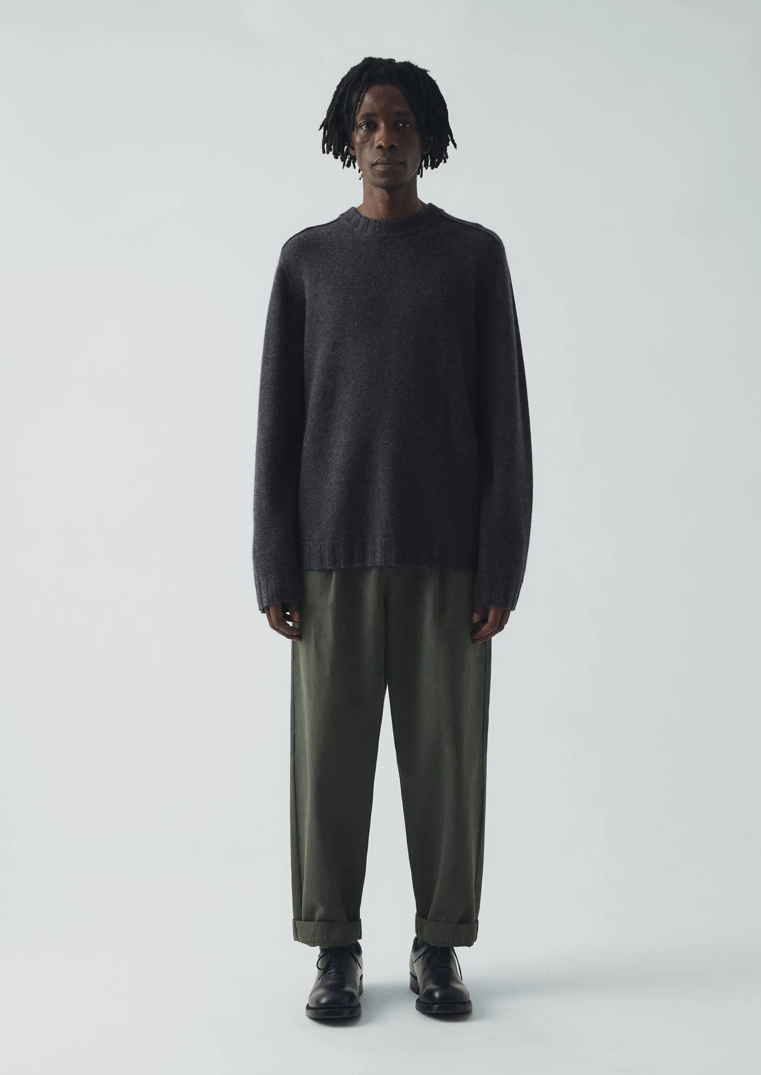 Wool Cashmere Sweater | Charcoal sold by TOAST product image thumbnail 3
