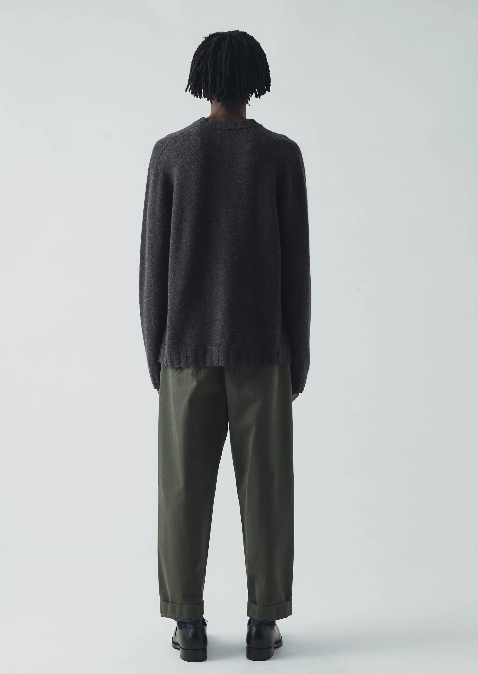 Wool Cashmere Sweater | Charcoal sold by TOAST product image thumbnail 4
