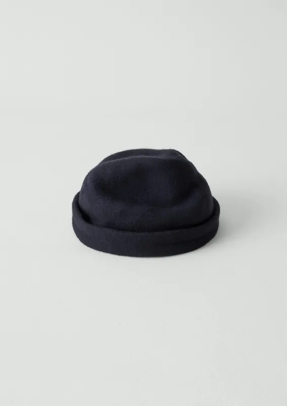 Jcosky Wool Felted Qirsh Hat | Navy sold by TOAST