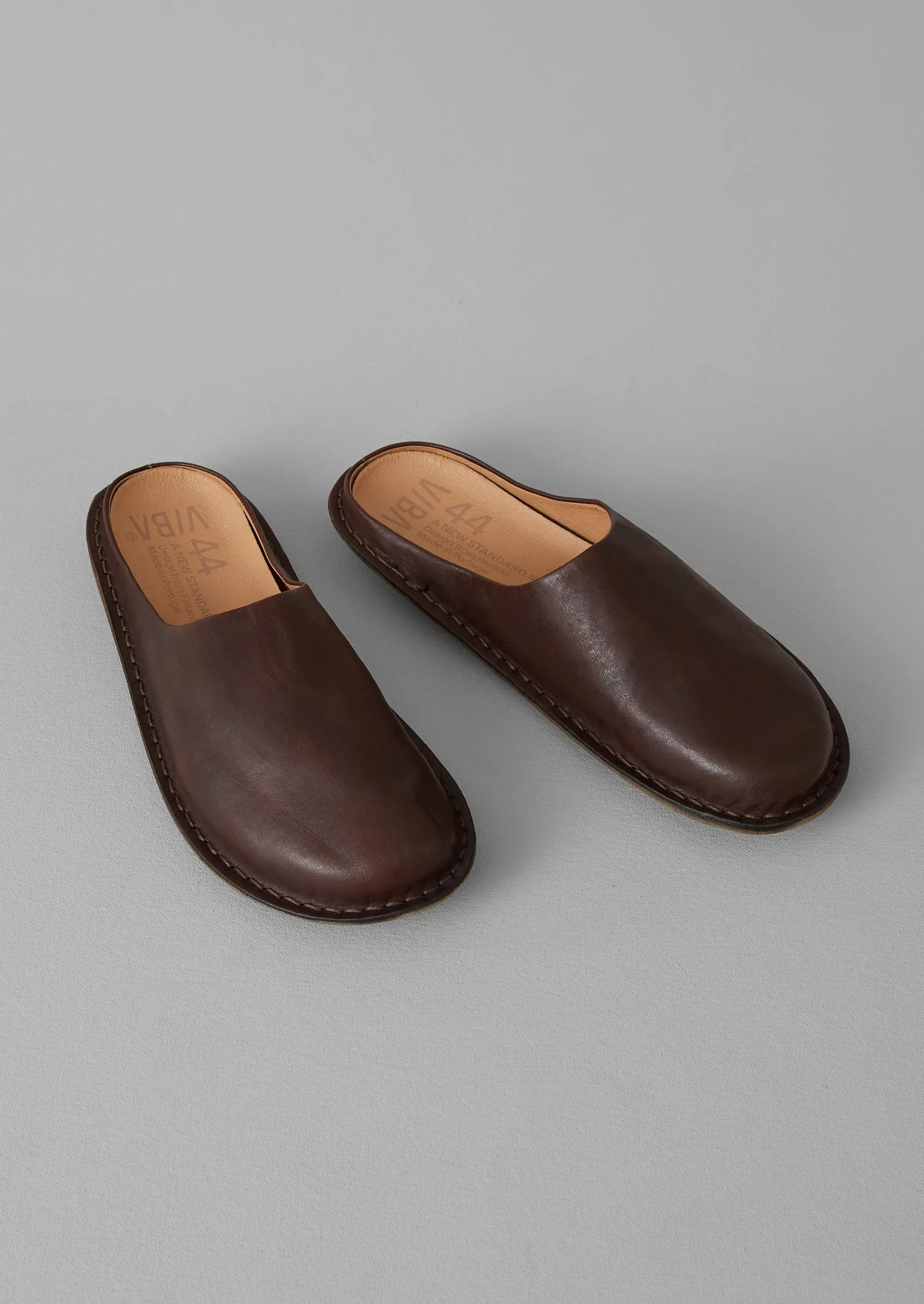 Vibae Mules | Cocoa Brown sold by TOAST