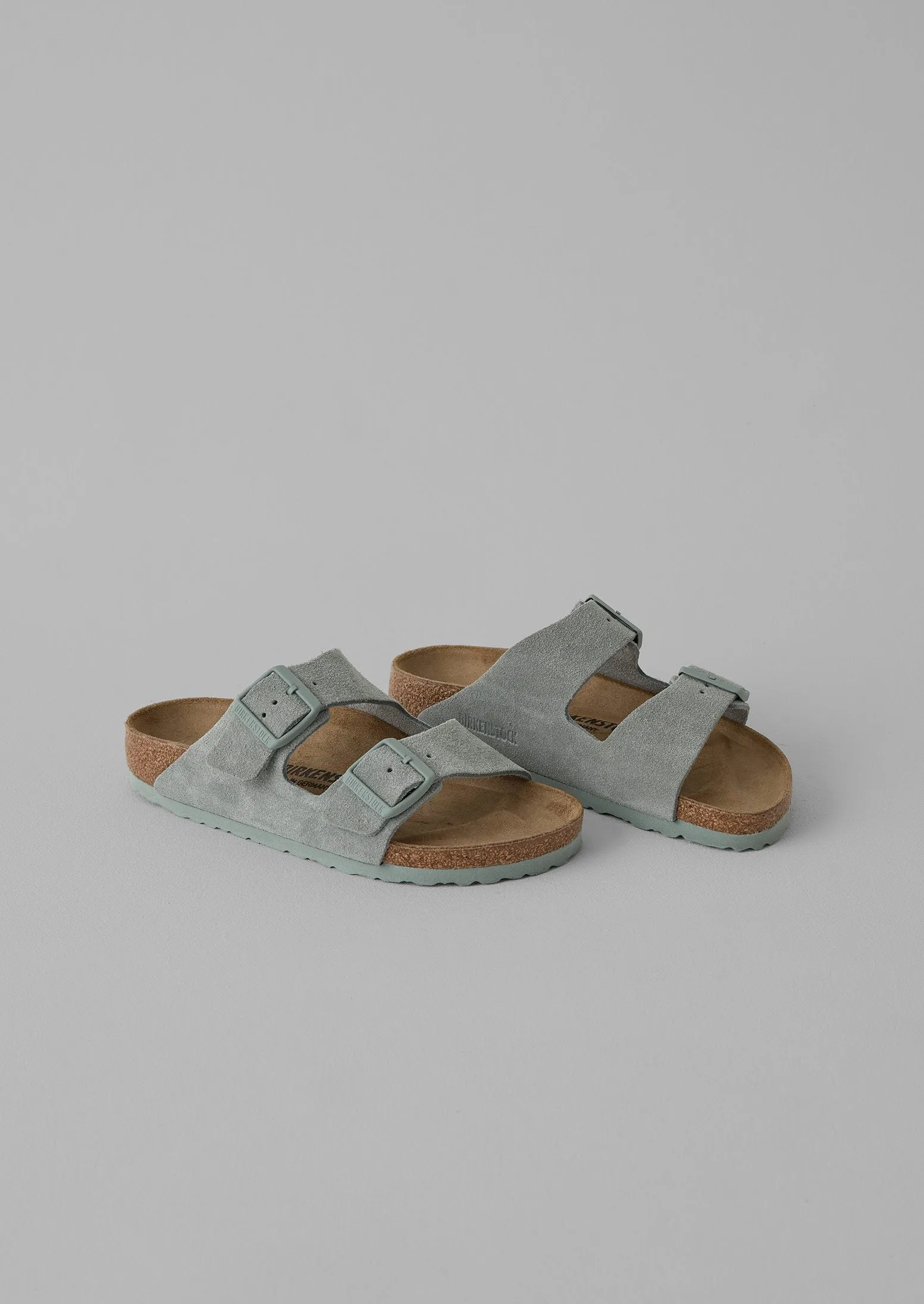 Birkenstock Suede Arizona Sandals | Sage sold by TOAST product image thumbnail 3