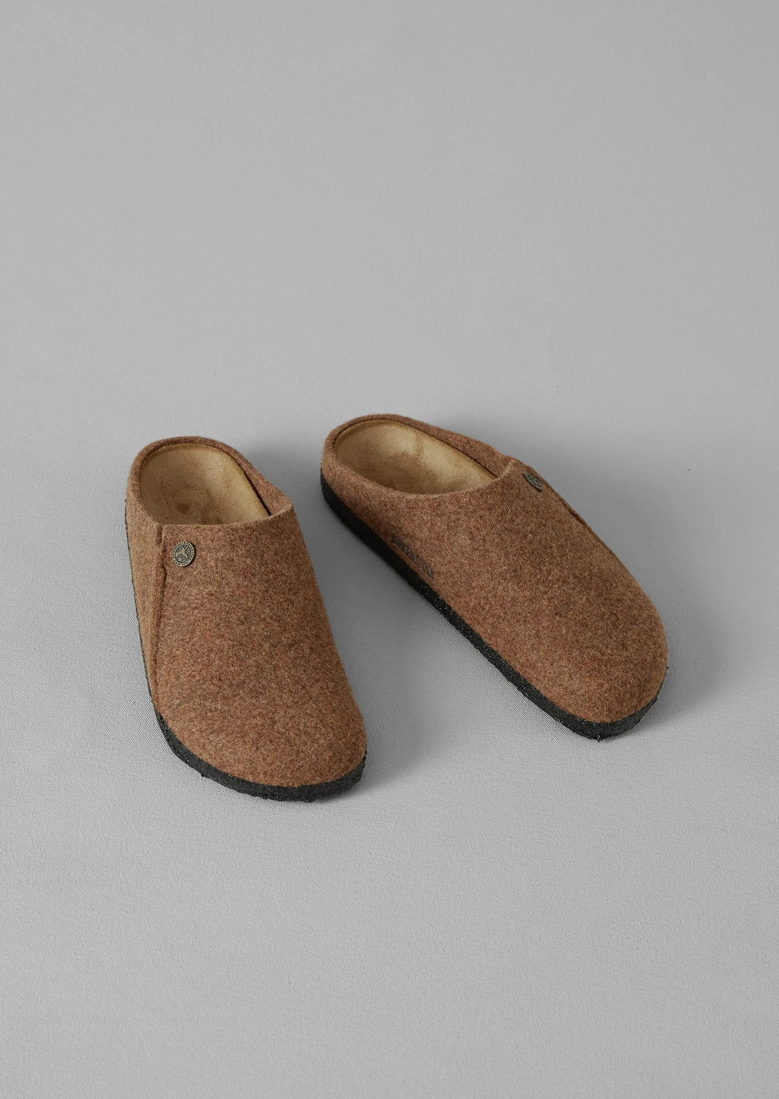 Birkenstock Zermatt Standard Slippers | Toffee sold by TOAST