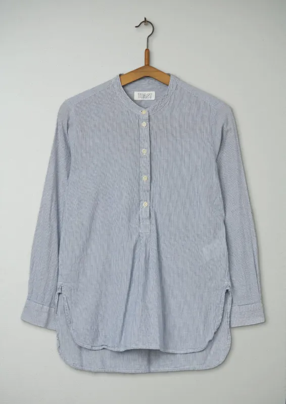 Reworn Stripe Voile Top Size 8 (683) | Multi sold by TOAST