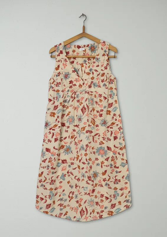 Reworn Sera Print Nightie Size S (122) | Multi sold by TOAST