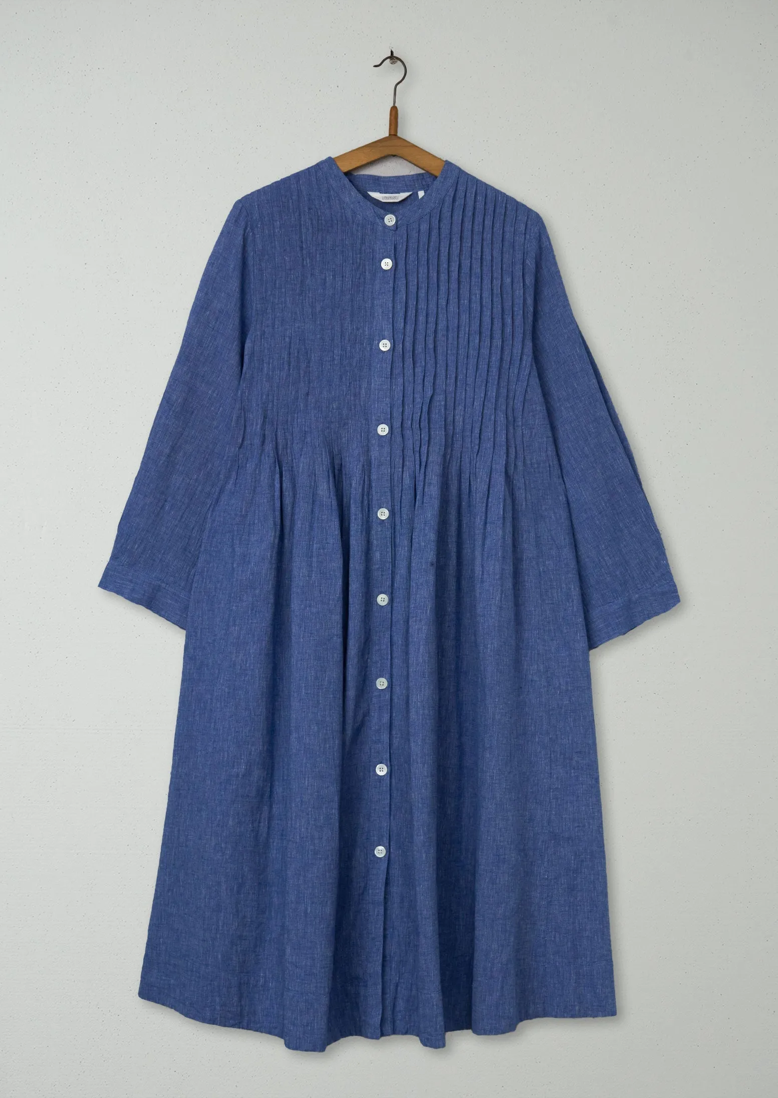 Reworn Pintuck Chambray Dress Size 8 (1137) | Chambray sold by TOAST