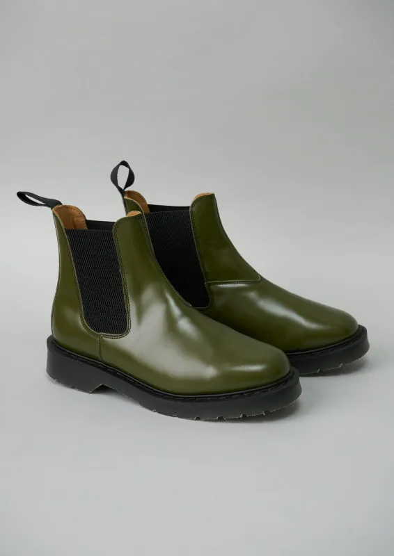 Reworn Solovair Dora Boots Size 5 (376) | Olive Green sold by TOAST