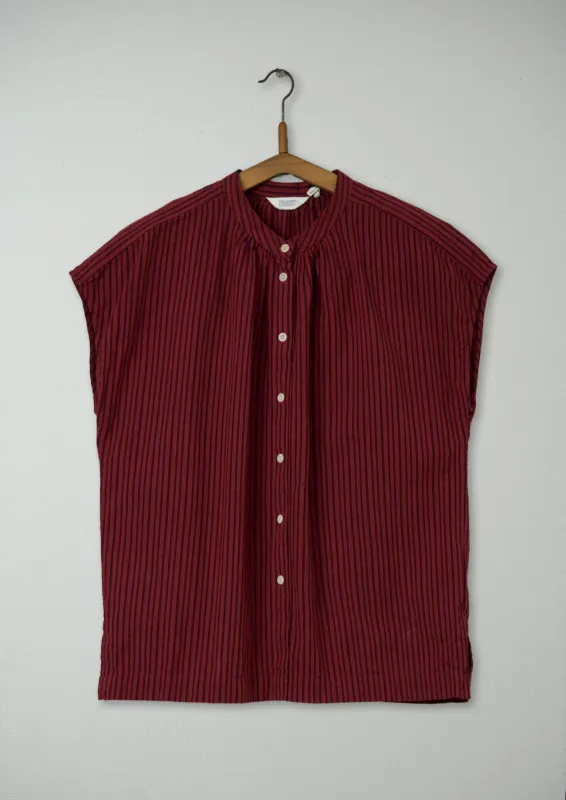 Reworn Stripe Cotton Shirt Size 14 (665) | Multi sold by TOAST