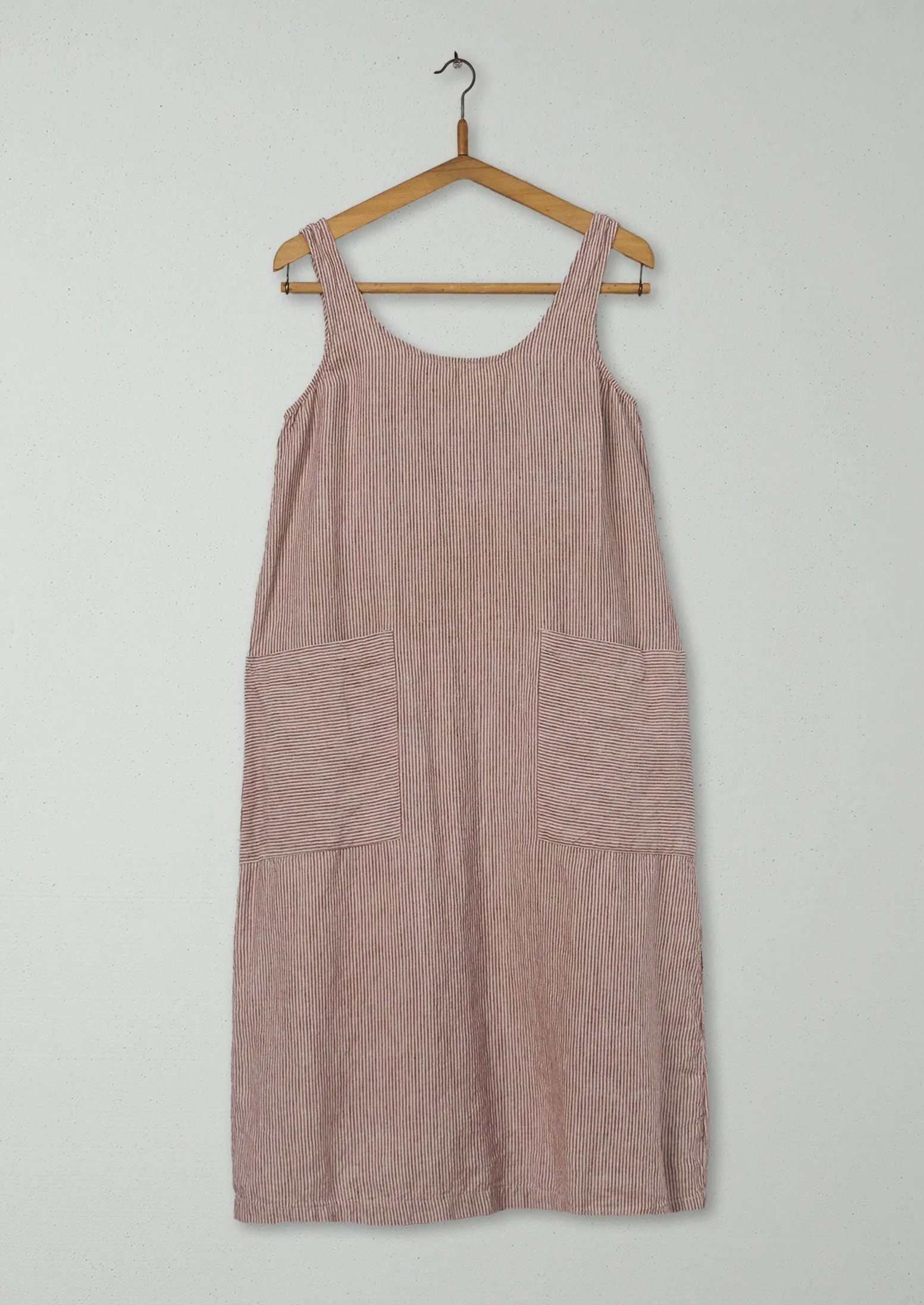 Reworn Linen Sun Dress Size XS (1140) | Multi sold by TOAST
