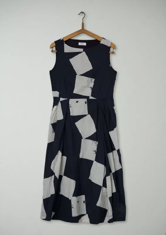 Reworn Diamond Print Dress Size 6 (1143) | Multi sold by TOAST