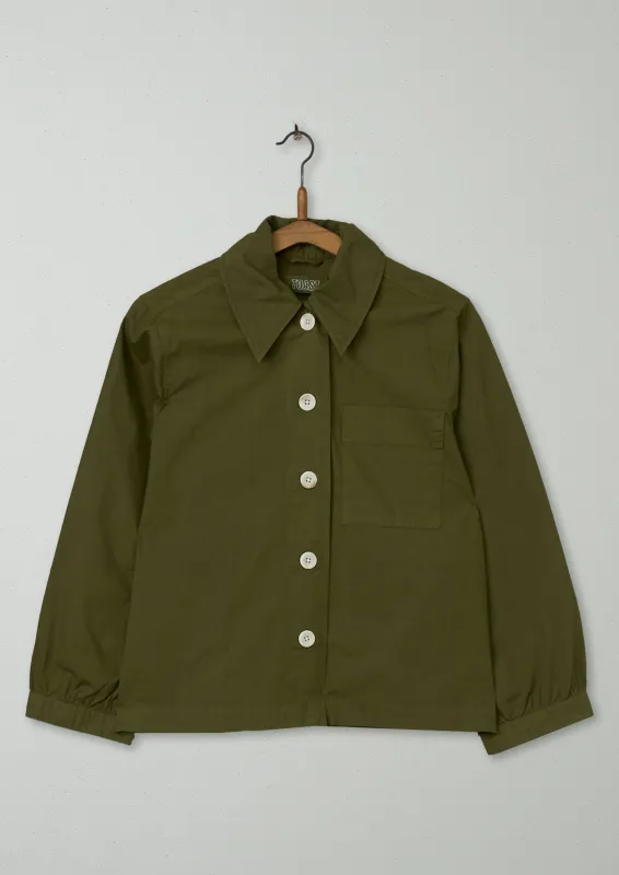 Reworn Patch Pocket Poplin Shirt Size 6 (658) | Montella sold by TOAST