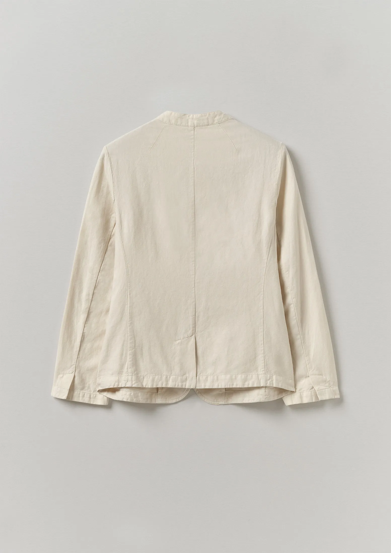 Renewed Cotton Linen Neat Jacket by Meta Struycken Size 10 (11) | Parchment sold by TOAST product image thumbnail 2