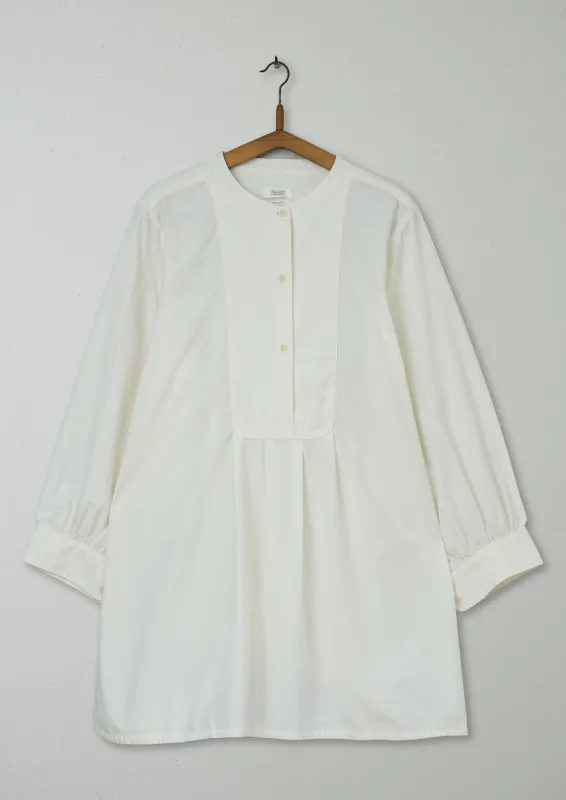 Reworn Cotton Poplin Long Shirt Size 8 (690) | Alabaster White sold by TOAST