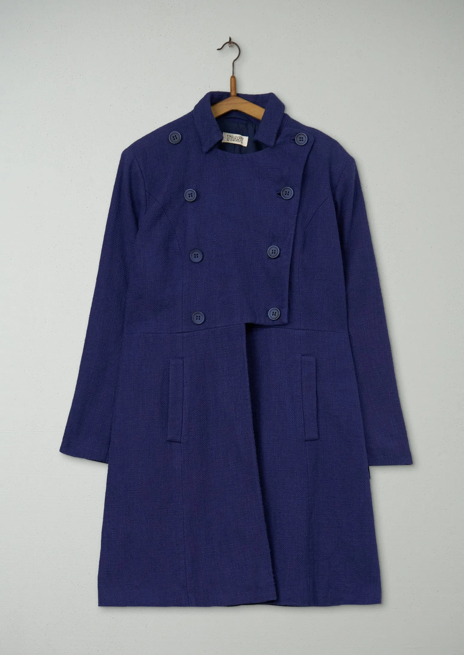 Reworn Manjula Coat Size 18 (078) | Blue sold by TOAST
