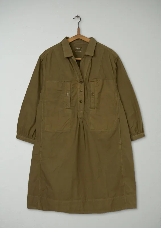 Reworn Fine Stripe Cotton Linen Dress Size 6 (1263) | Croft Green sold by TOAST