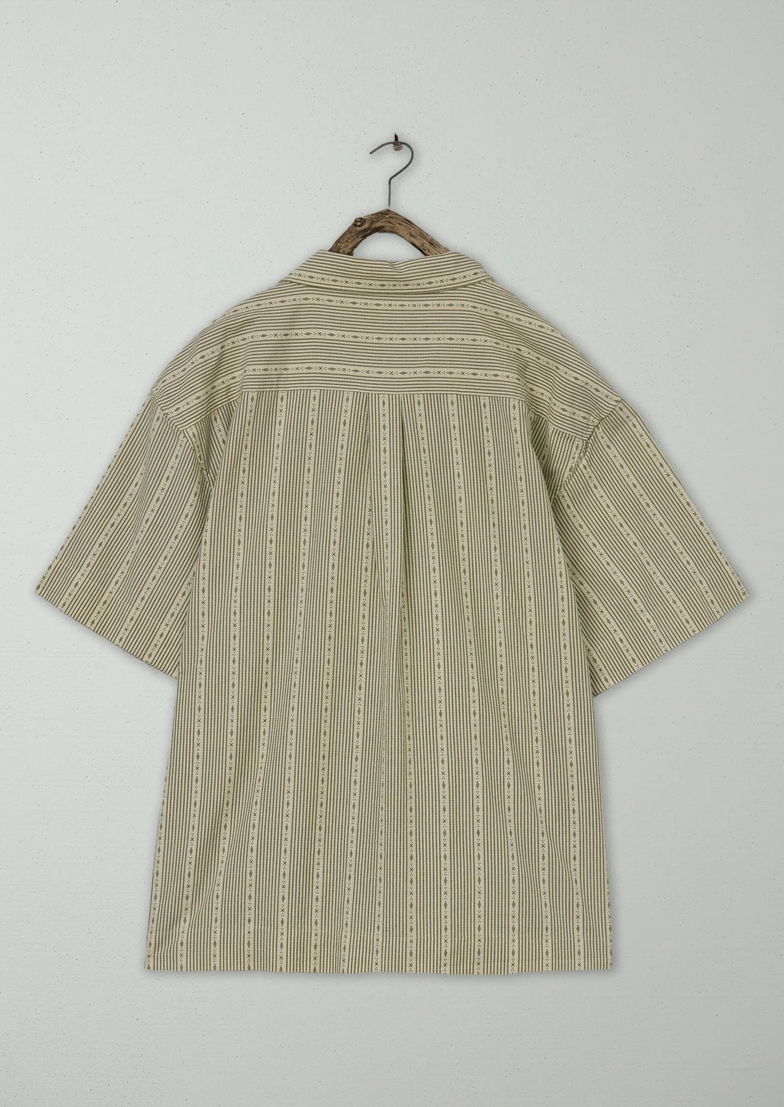 Renewed Kite Stripe Jacquard Shirt Size XL (05) | Olive sold by TOAST product image thumbnail 2