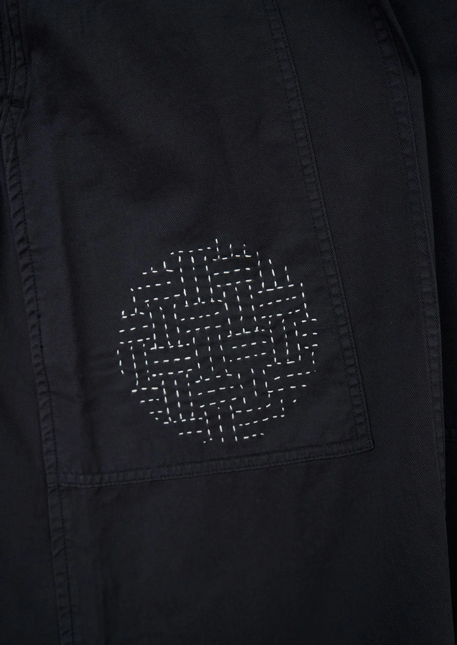 Renewed Cotton Linen Pinafore Dress Size 6 (118) | Slate Blue sold by TOAST product image thumbnail 3