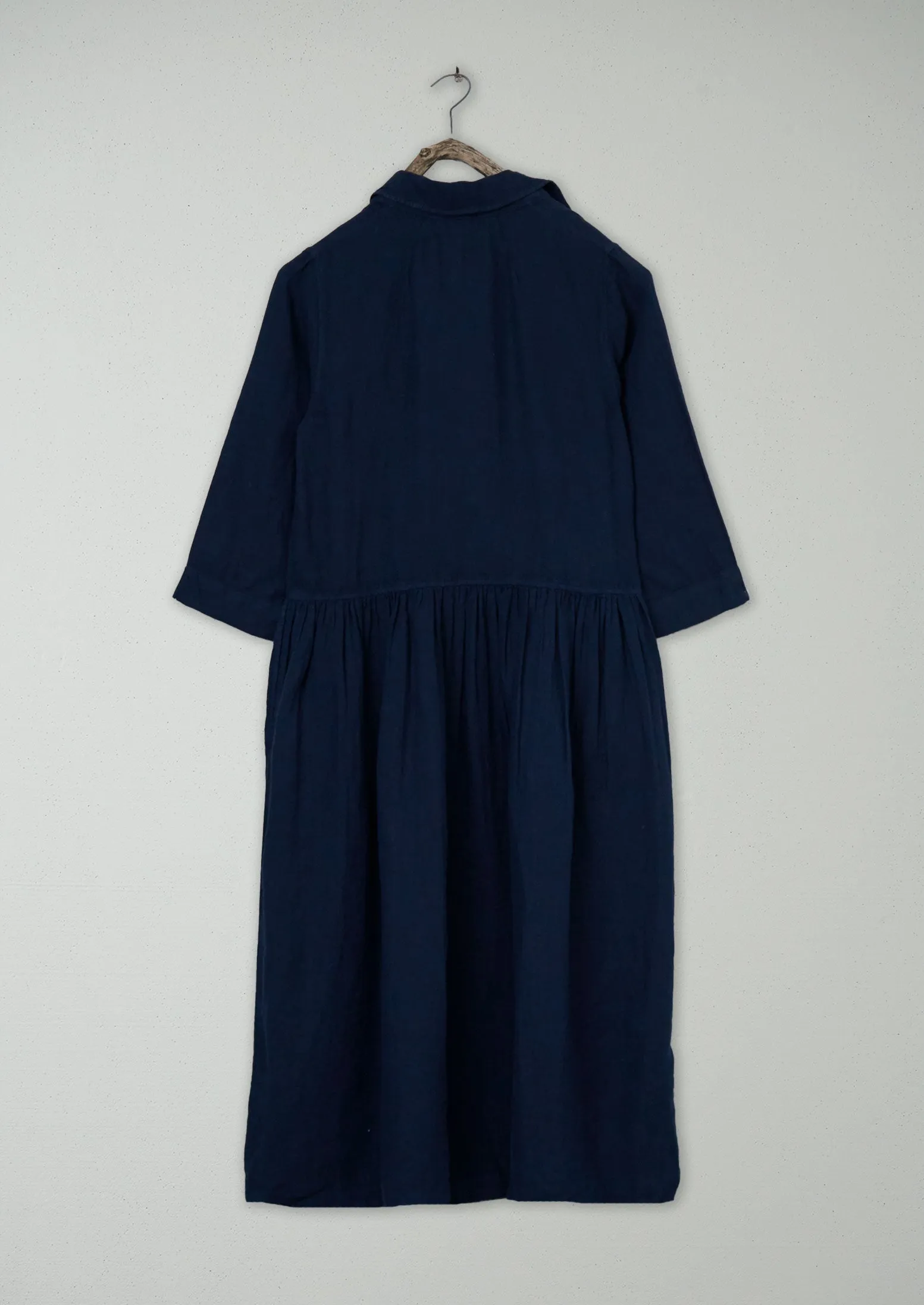 Renewed Garment Dyed Linen Shirt Dress Size XS (114) | Midnight sold by TOAST product image thumbnail 2