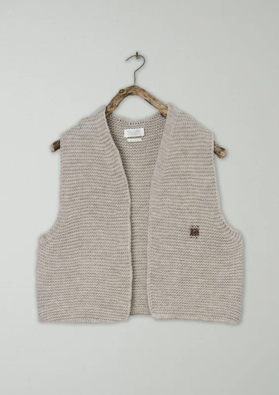 Renewed Textured Knit Gilet Size LXL (45) | Harvest sold by TOAST