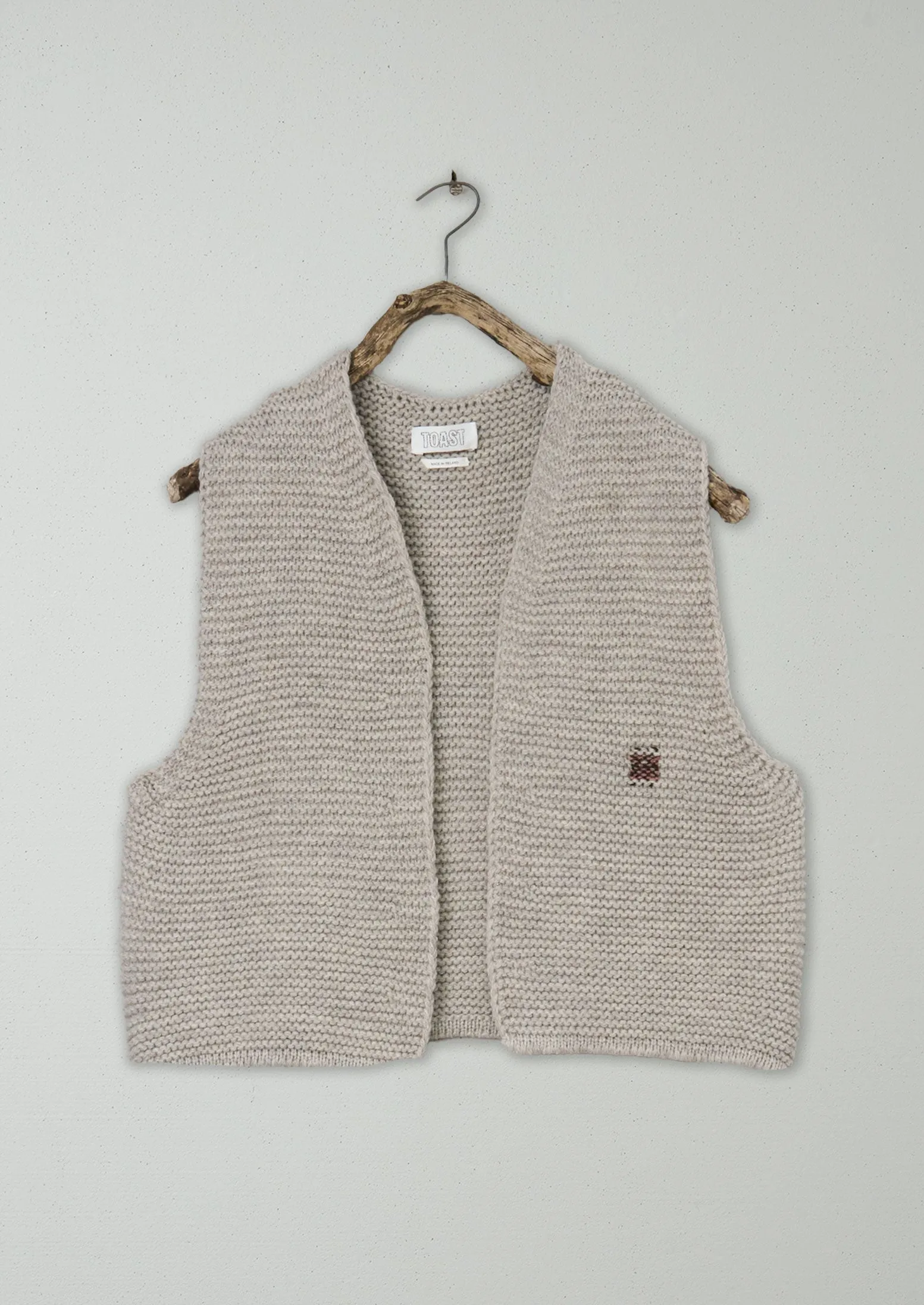 Renewed Textured Knit Gilet Size LXL (45) | Harvest sold by TOAST