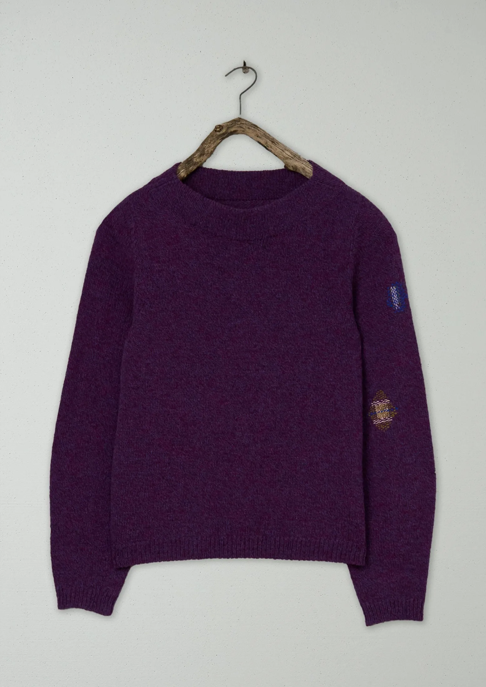 Renewed Boat Neck Wool Sweater Size XS (44) | Amethyst sold by TOAST