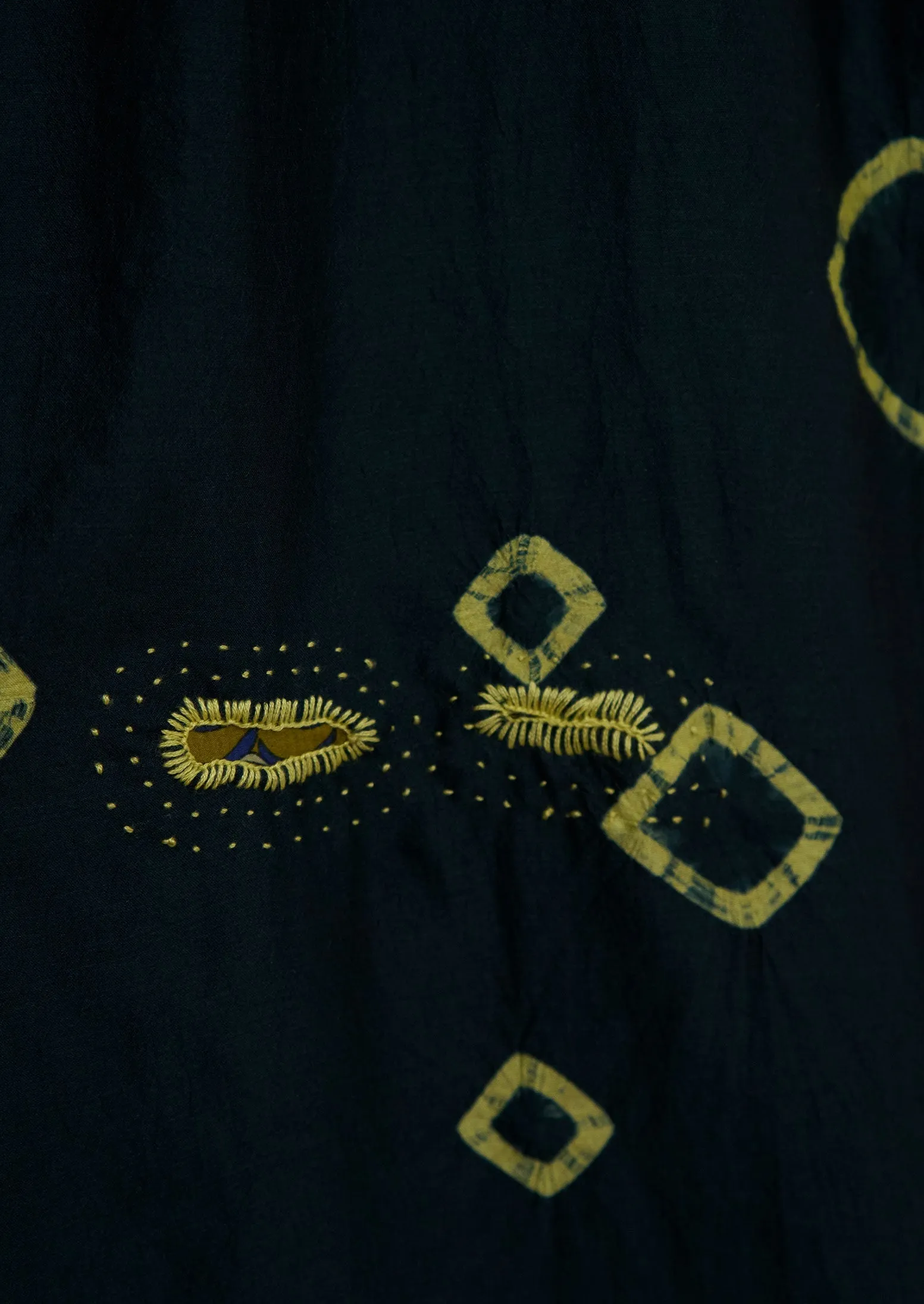 Renewed Hand Shibori Silk Dress XS (115) | Multi sold by TOAST product image thumbnail 5