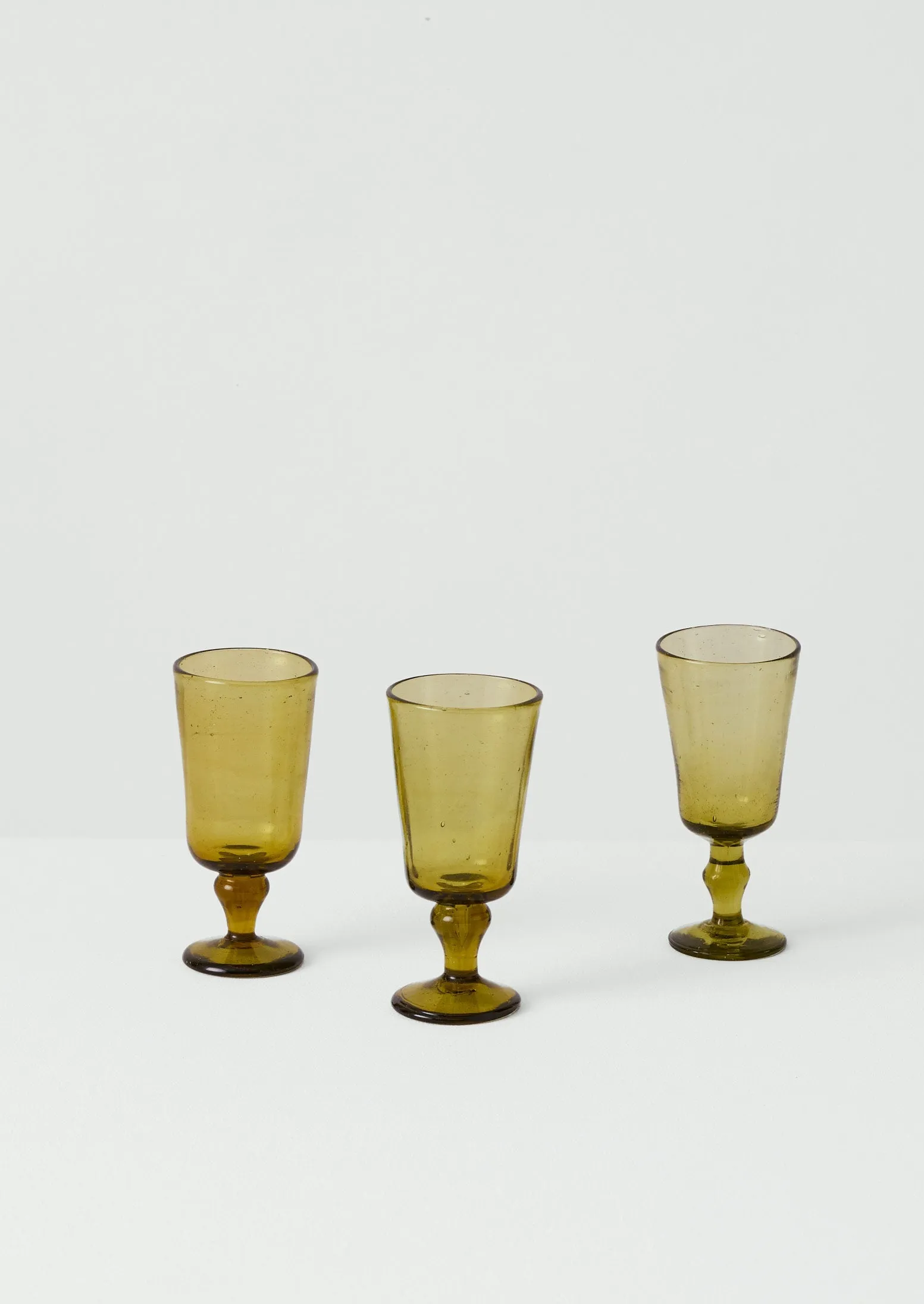 Hand Blown Wine Glass | Olive sold by TOAST product image thumbnail 2