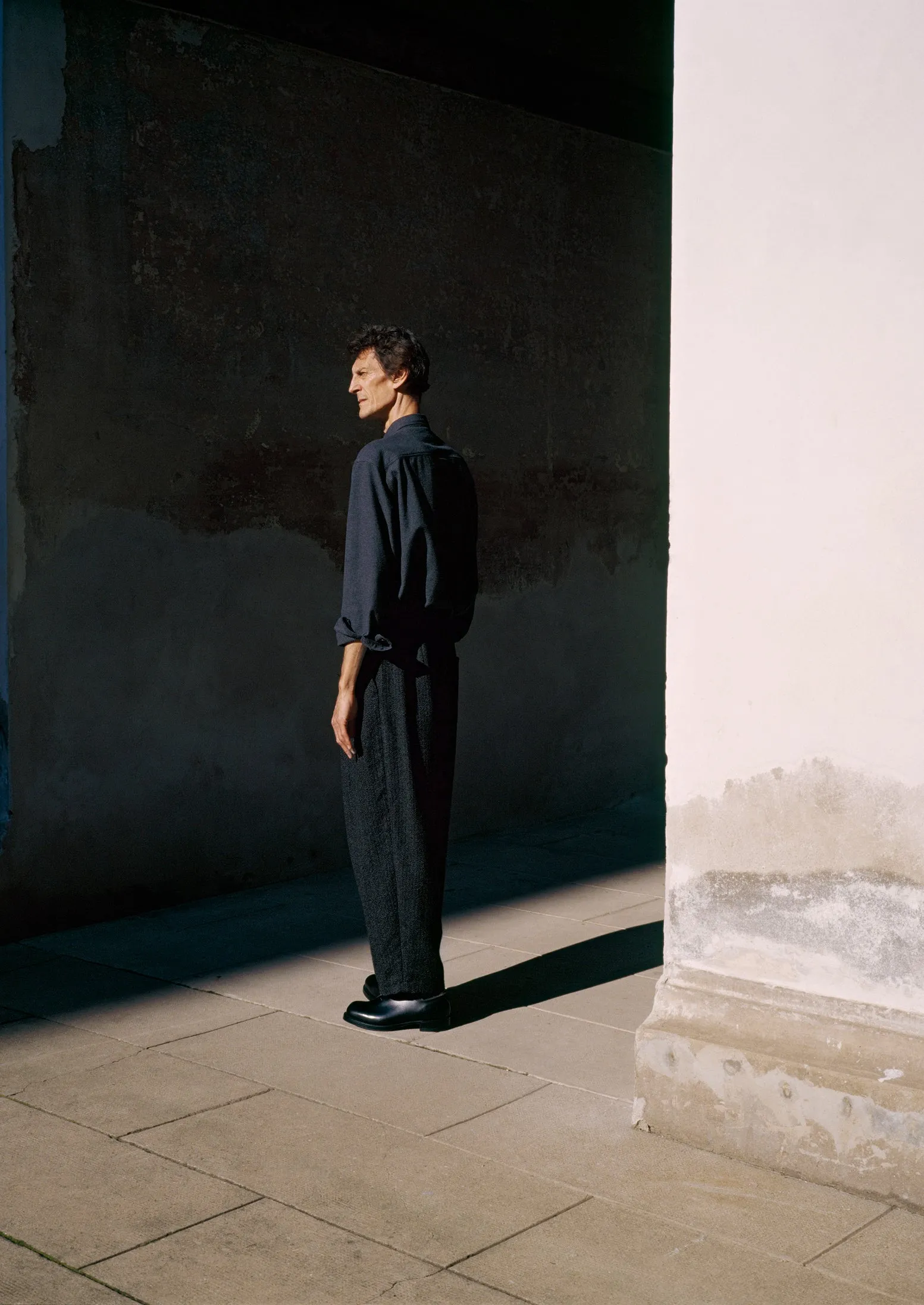 Brushed Cotton Workwear Shirt | Charcoal Grey sold by TOAST product image thumbnail 4