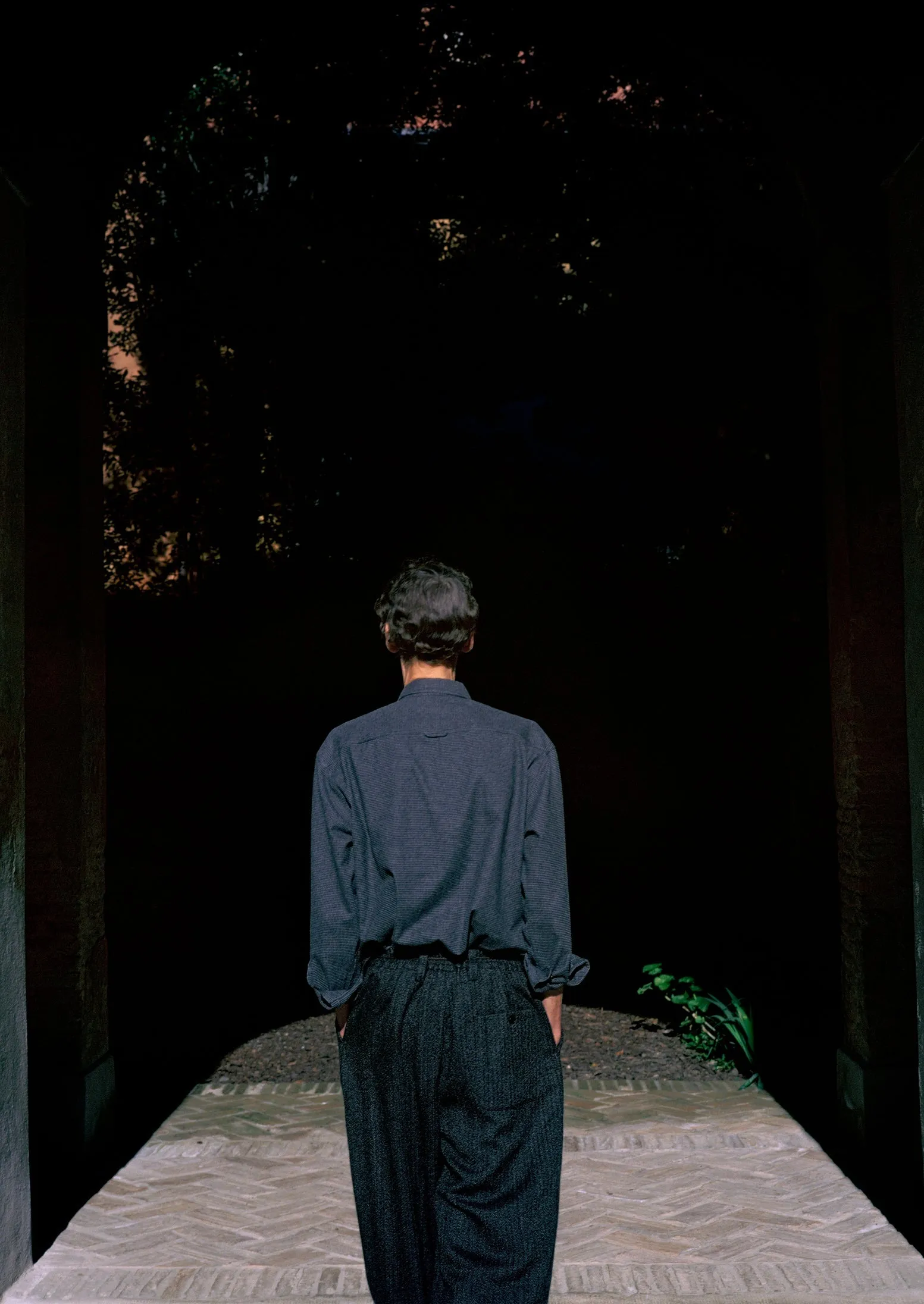 Brushed Cotton Workwear Shirt | Charcoal Grey sold by TOAST product image thumbnail 3